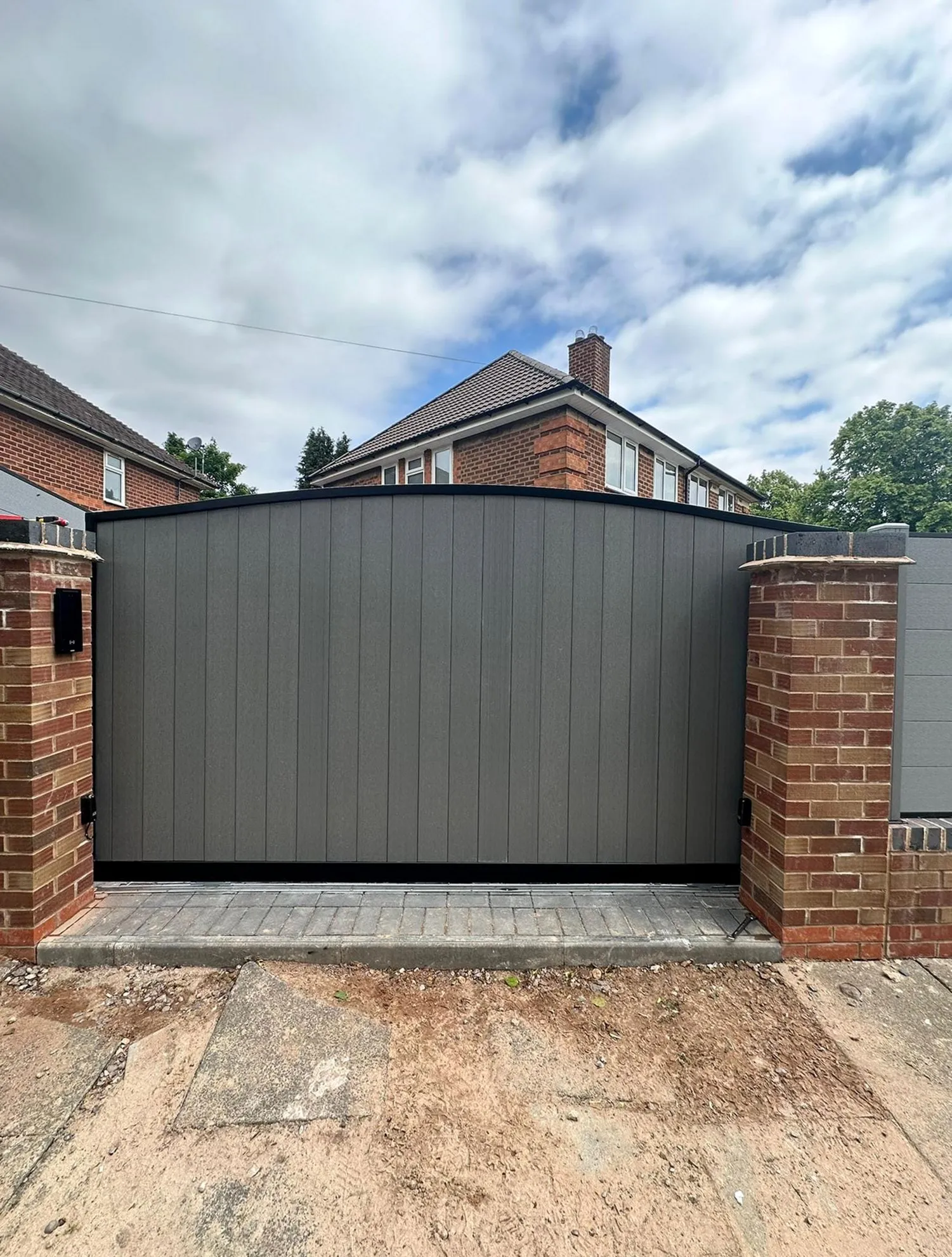 Residential gate installation completed in McAllen, TX